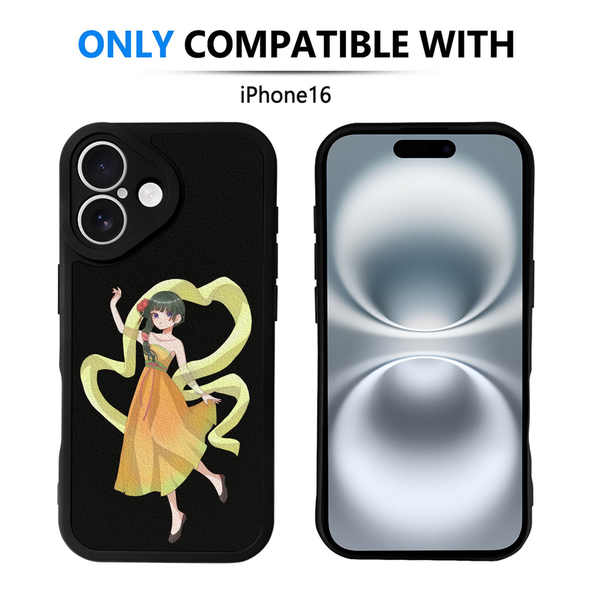 薬屋のひとりごと The Apothecary Diaries 【iPhone 16シリーズ対応】シリコンスマホケース（レザー調） 材質：シリコン